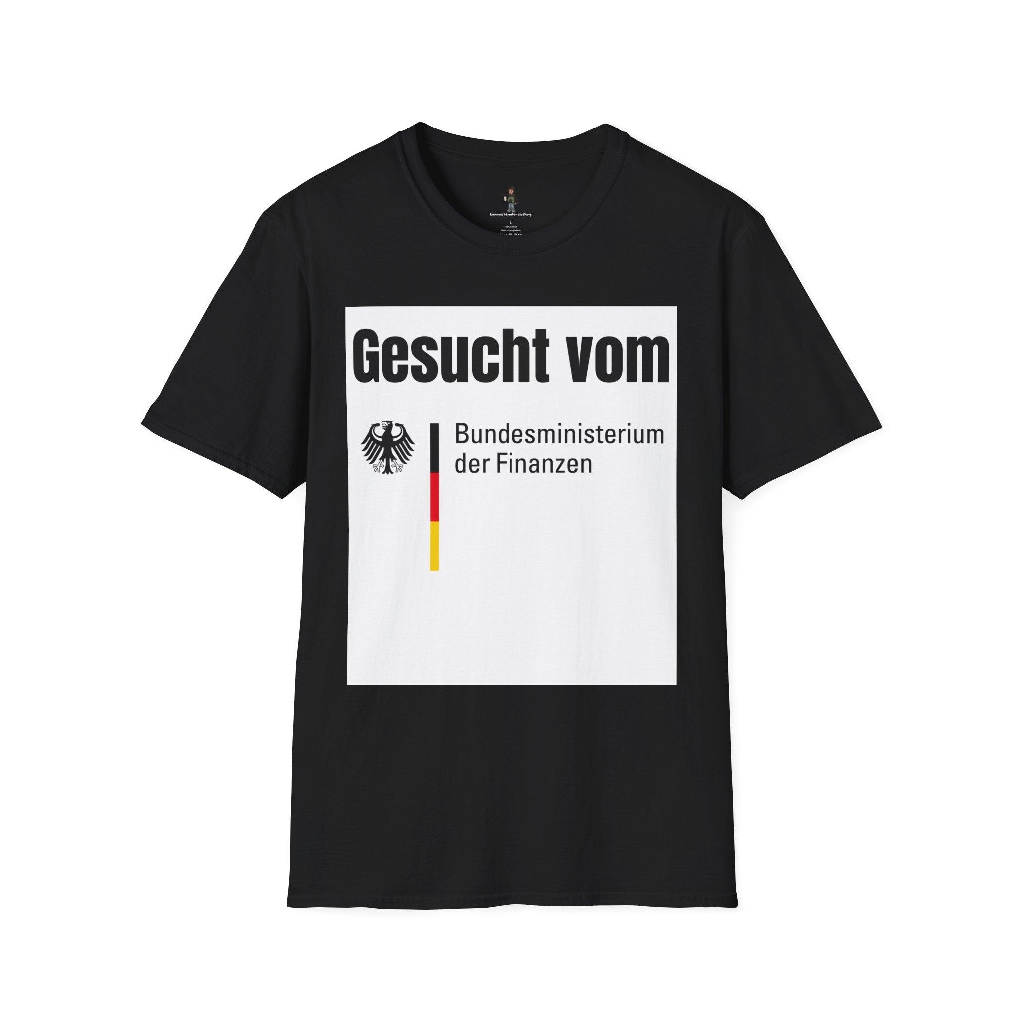 T-Shirt — Gesucht vom Bundesministerium der Finanzen