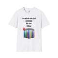 T‑Shirt — "Ich würde ein Kind umtreten für eine Elfbar"