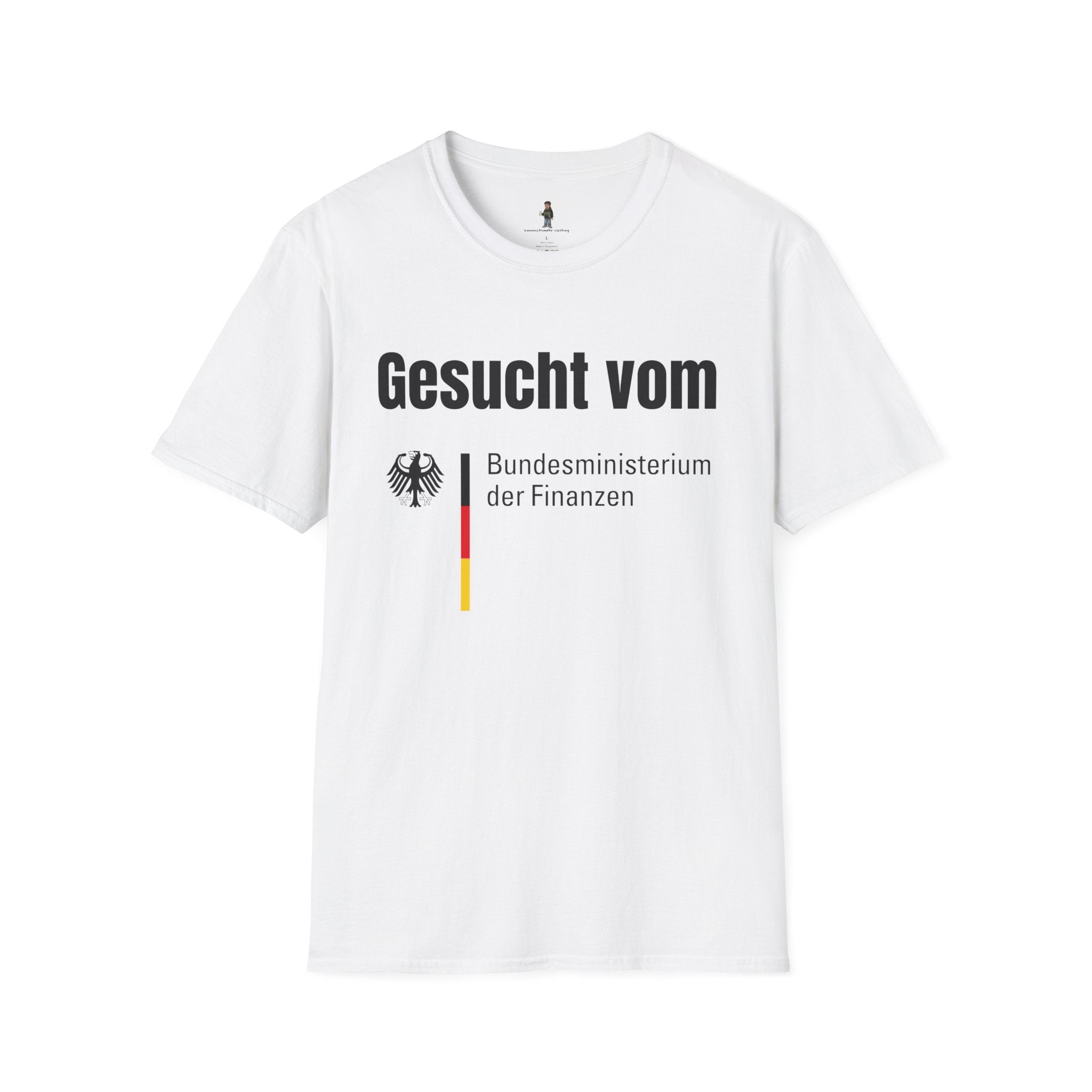 T-Shirt — Gesucht vom Bundesministerium der Finanzen