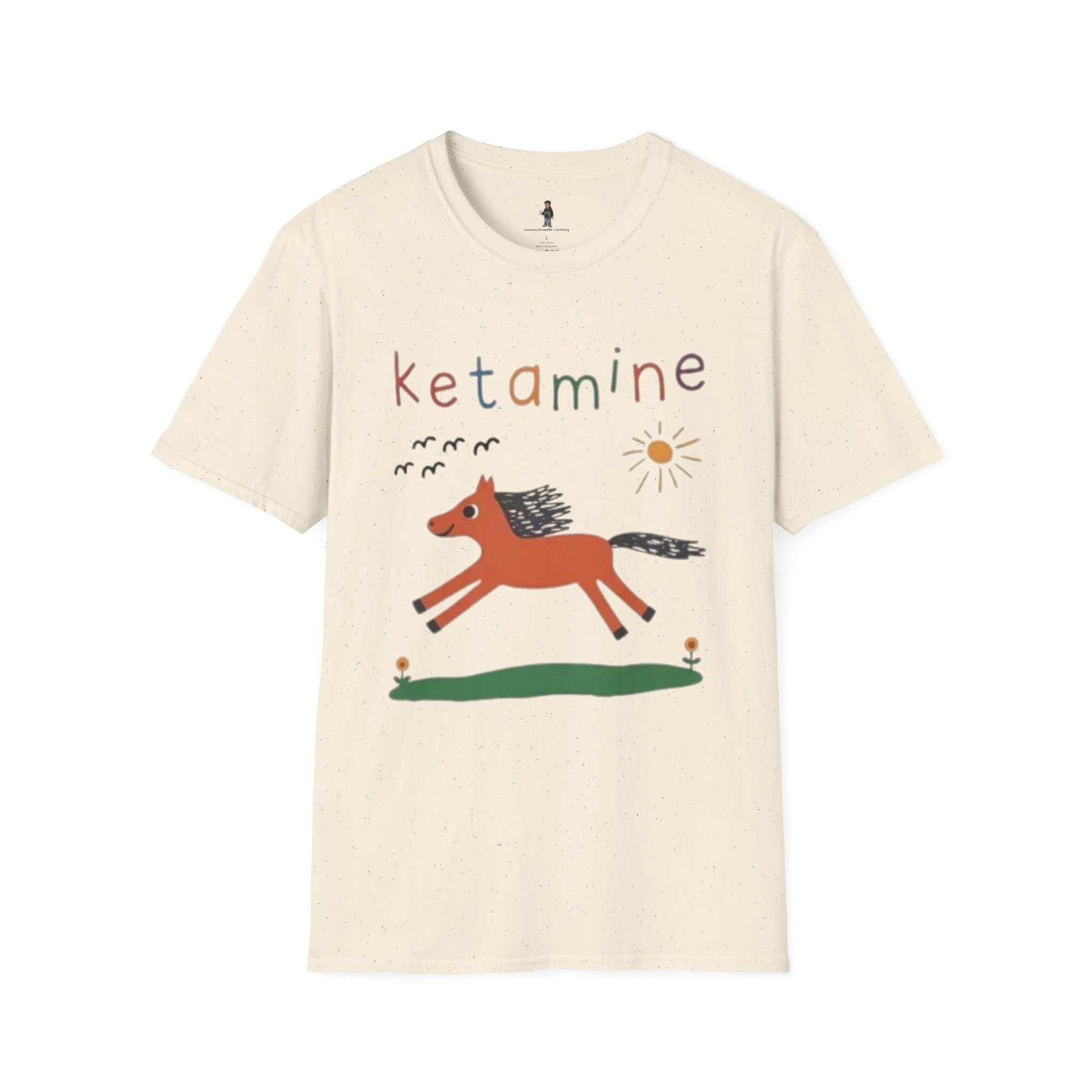 T‑Shirt — Ketamine Pferd
