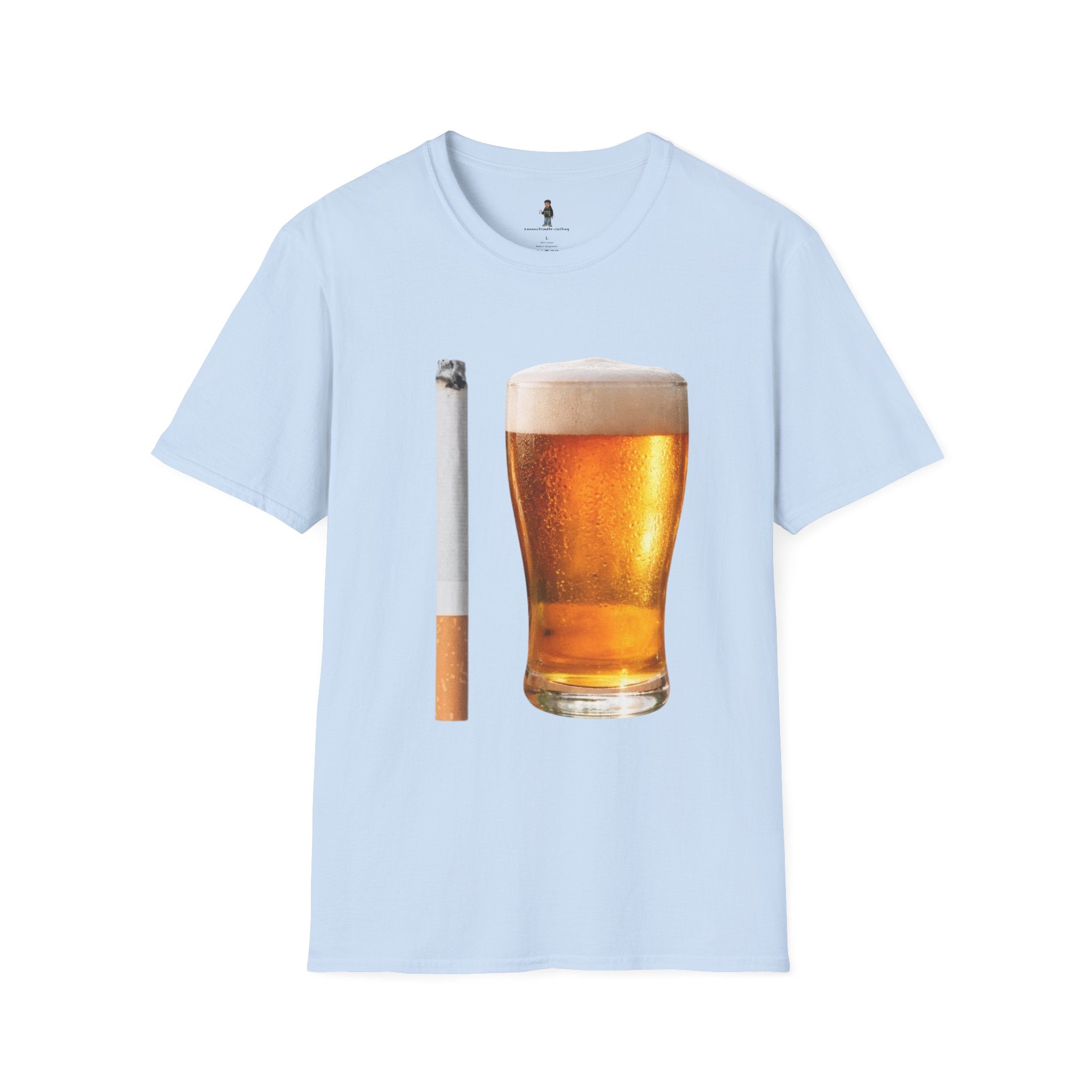 T-Shirt — Bier und Zigarette