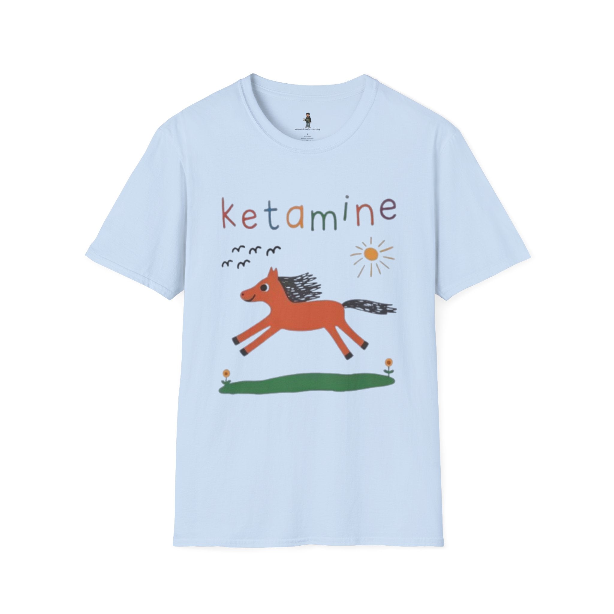 T‑Shirt — Ketamine Pferd