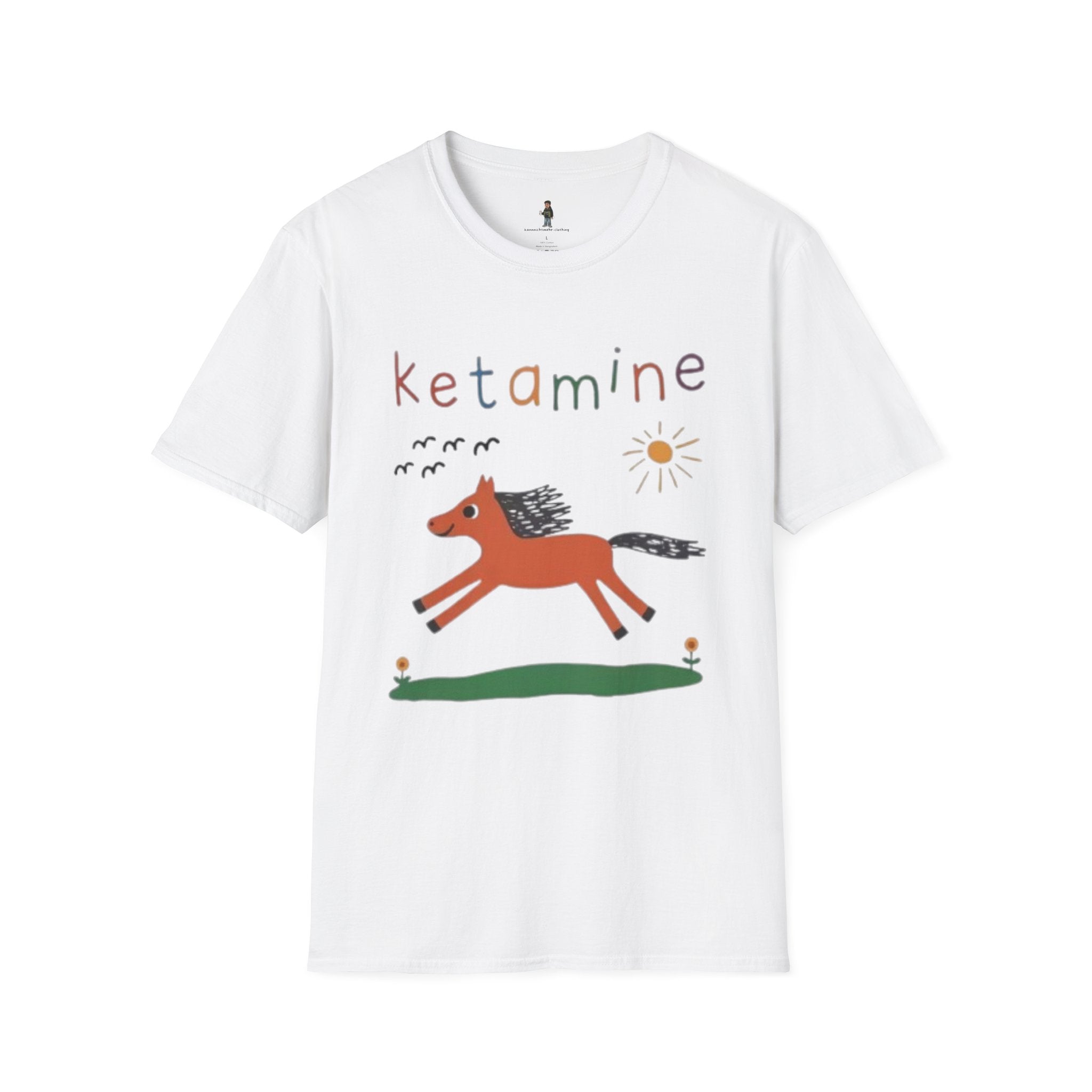 T‑Shirt — Ketamine Pferd