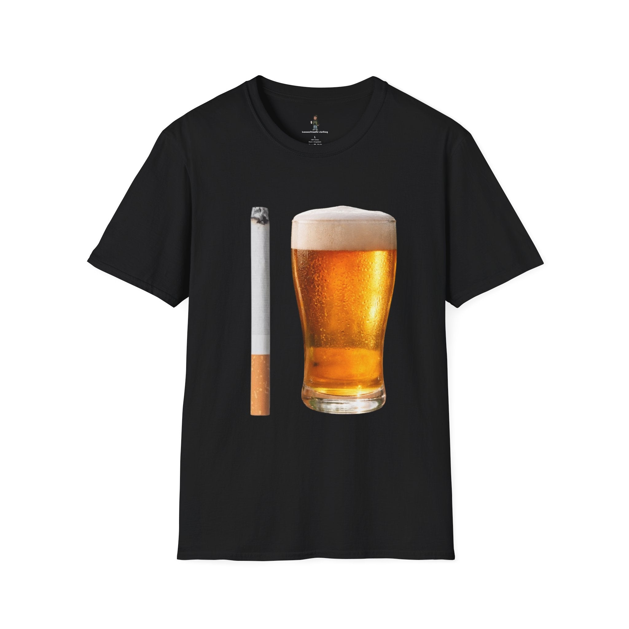 T-Shirt — Bier und Zigarette