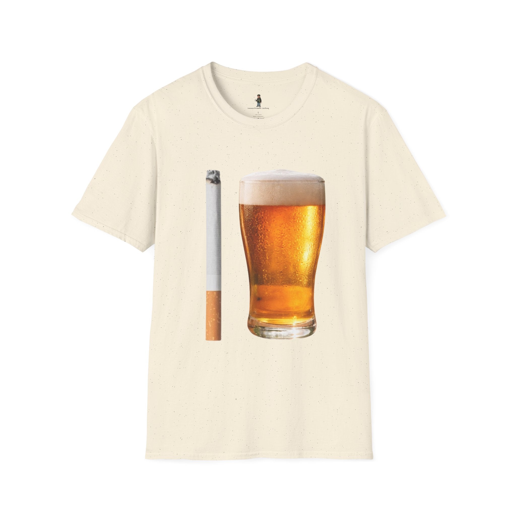 T-Shirt — Bier und Zigarette