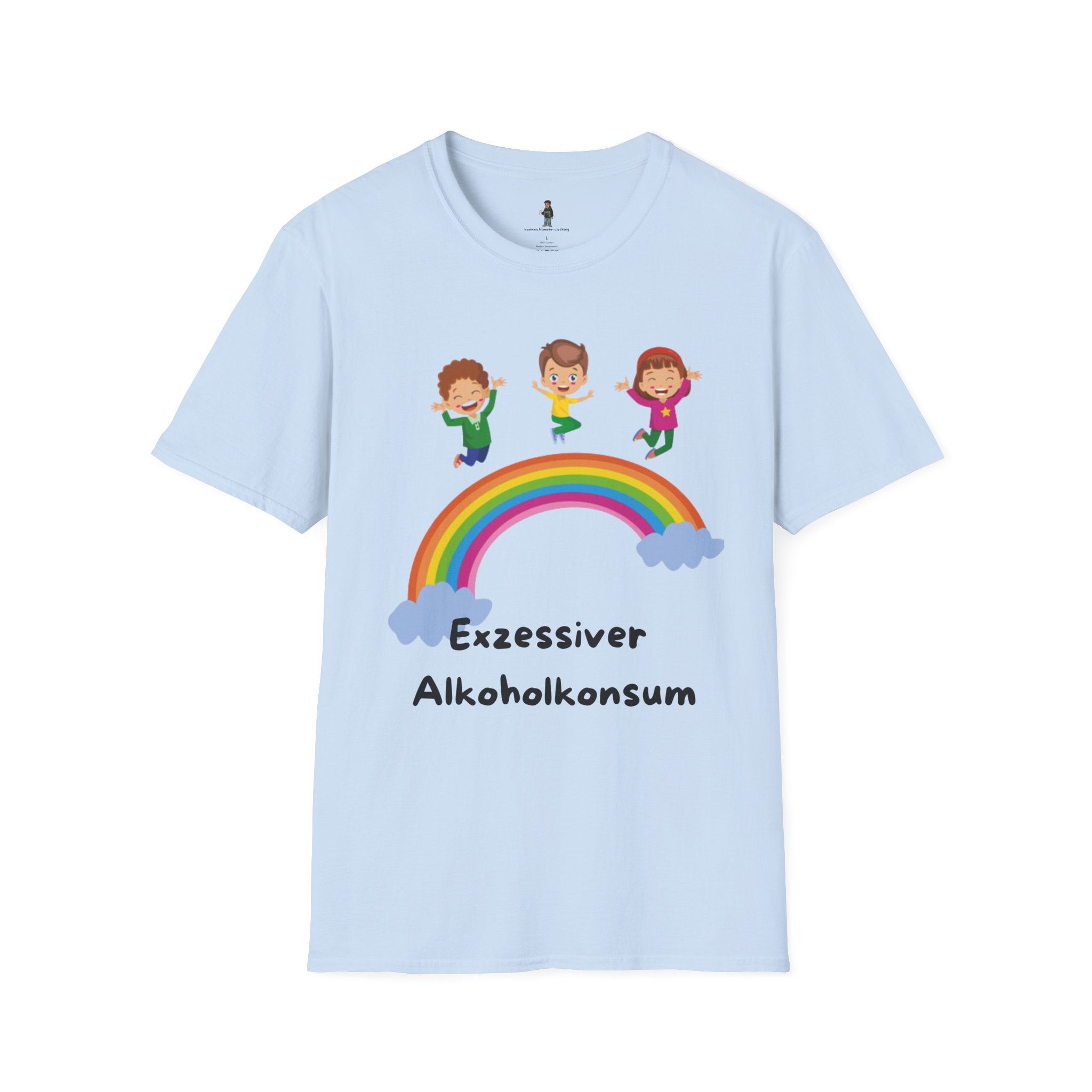 T-Shirt — 'Exzessiver Alkoholkonsum' Design 2